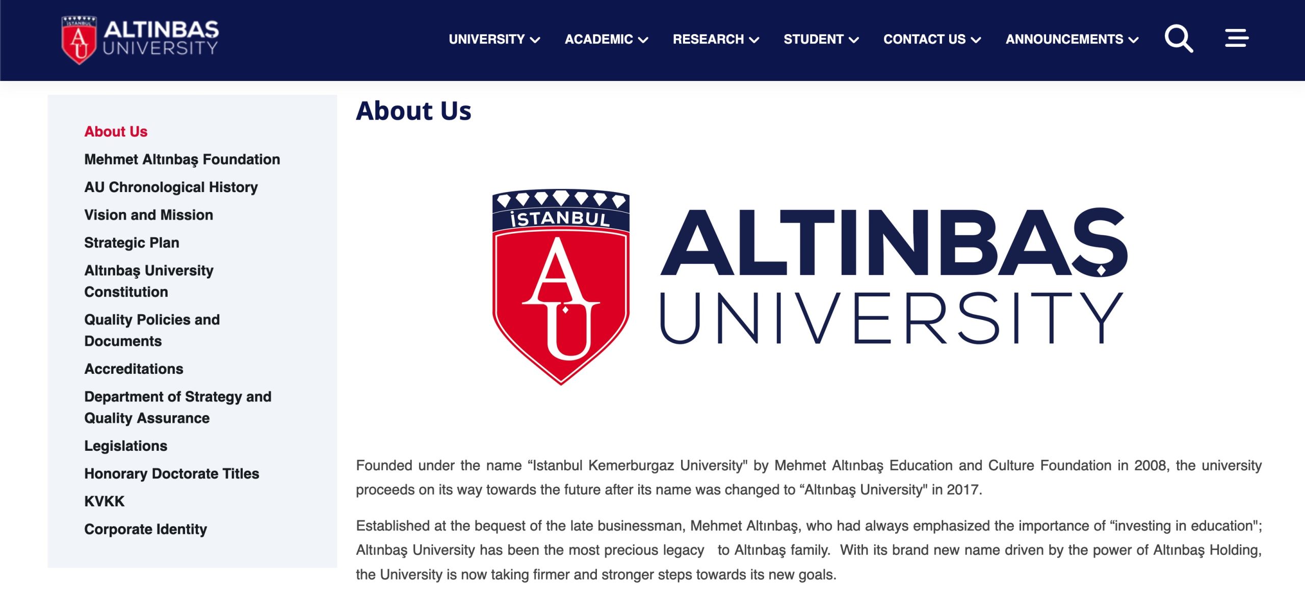 دانشگاه آلتین باش استانبول (Altinbas University) 10 درباره آلتین باش دانشگاه ترکیه