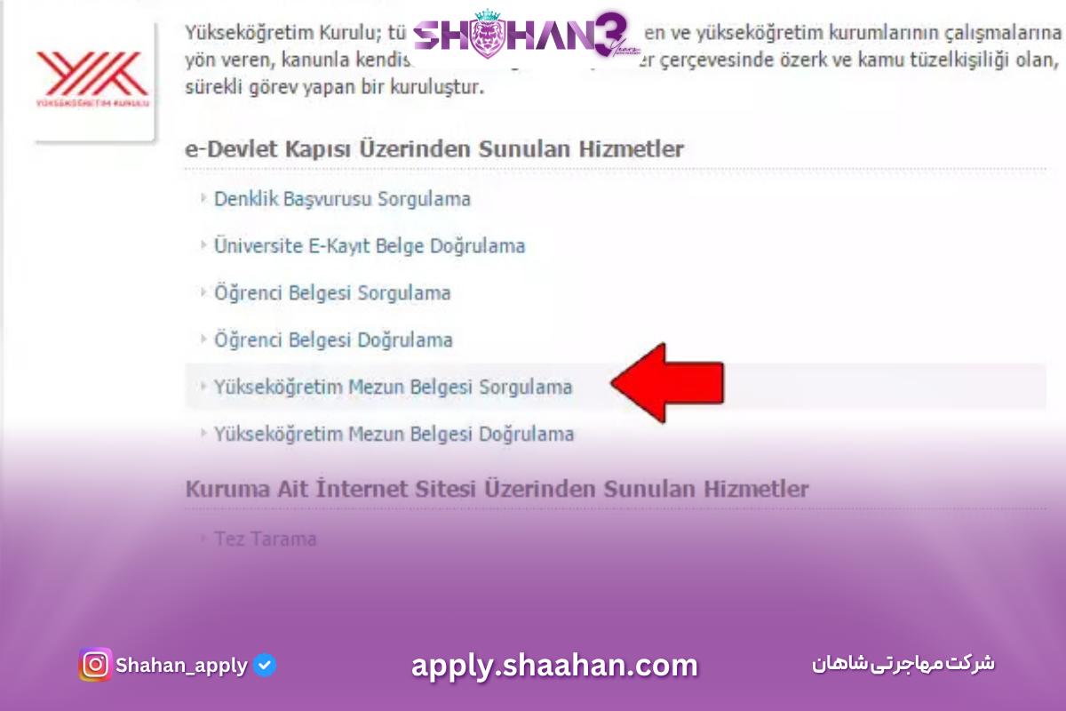 Yükseköğretim Mezun Belgesi Sorgulama